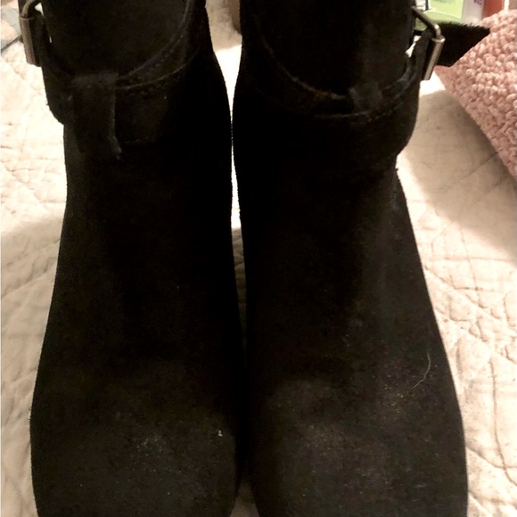 Ralph Lauren suede wedge booties - Picture 3 of 3